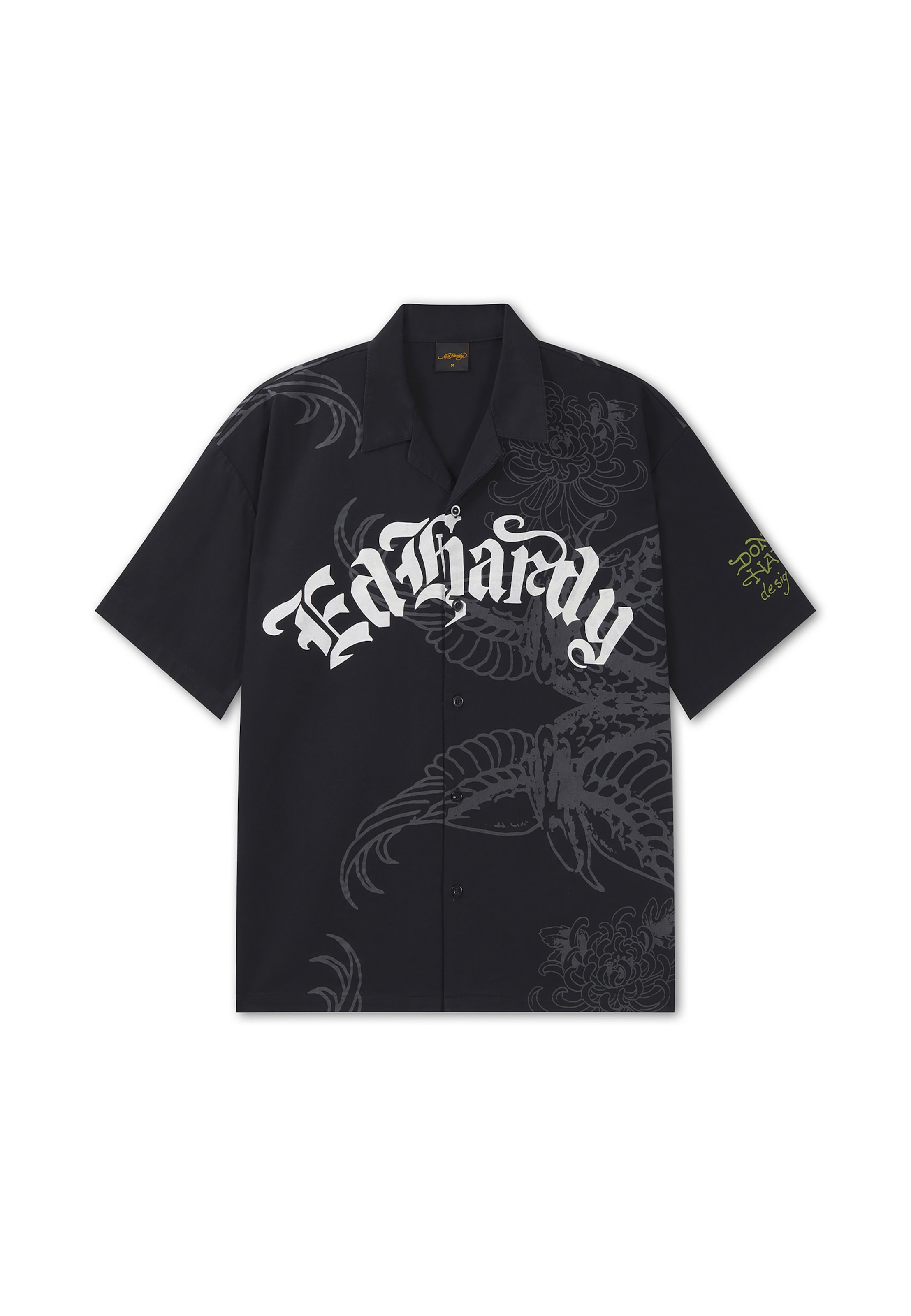 Ed Hardy Рубашка в Антрацитовый / Черный / Белый, Обзор товара
