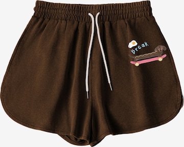 Pantalon GORHEY en marron : devant