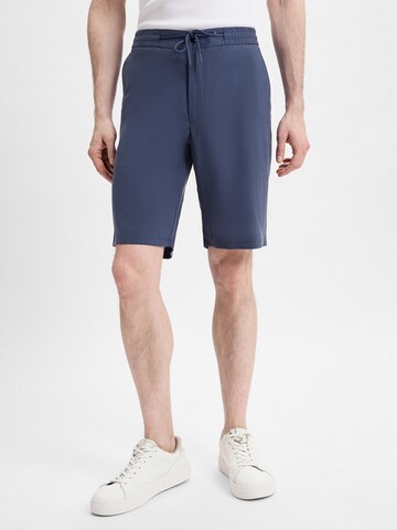 Finshley & Harding London Regular Pants 'Crossy' in Blue: front