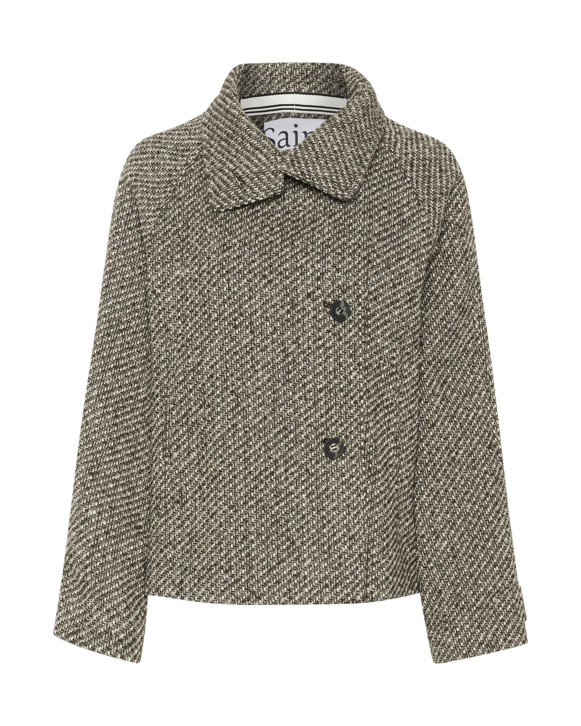 SAINT TROPEZ Übergangsjacke 'Fawn' in graumeliert, Produktansicht