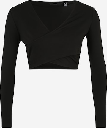 Vero Moda Petite Shirt 'INA' in Schwarz: predná strana