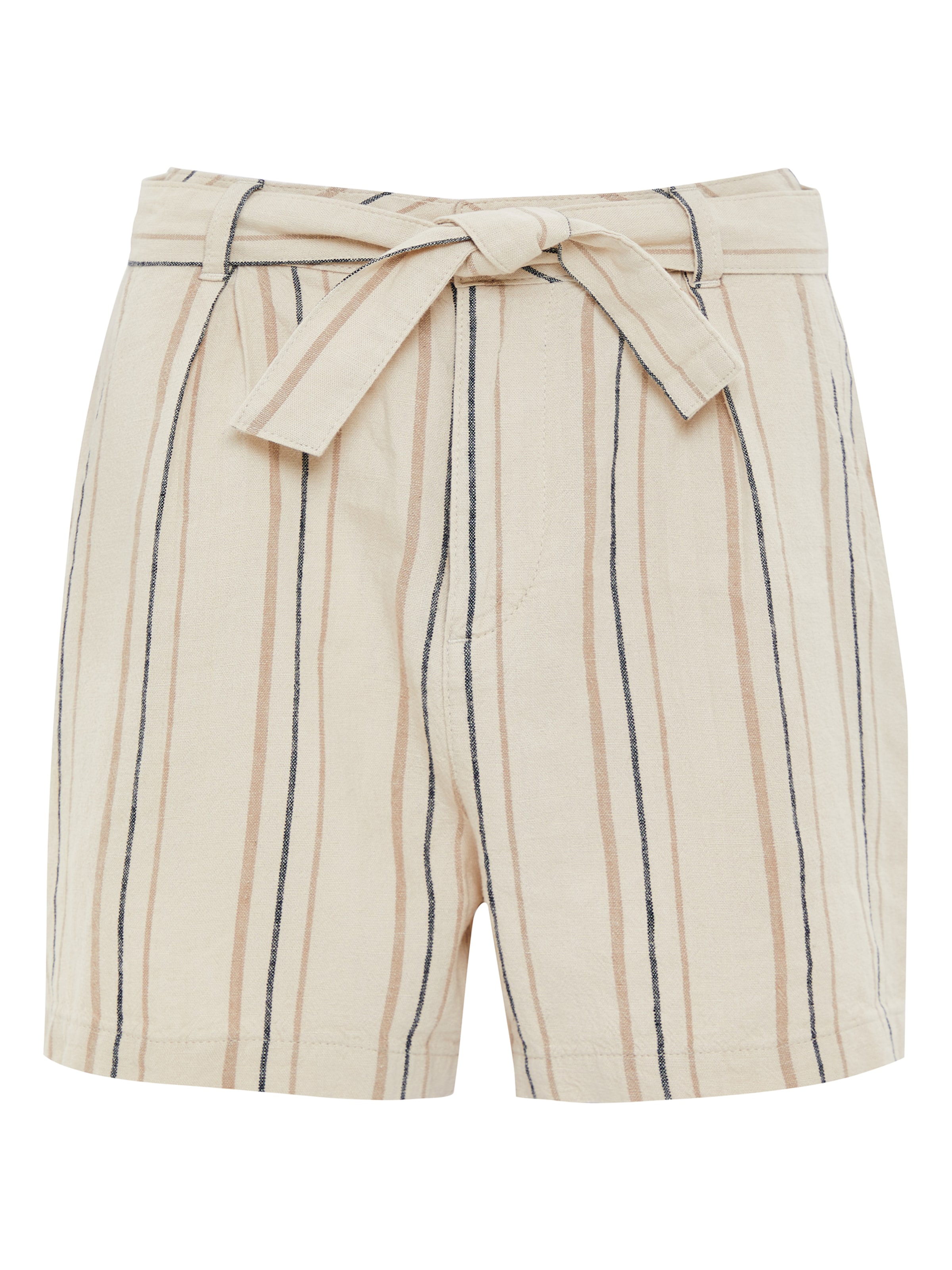 Threadbare Regular Shorts 'Laurence' in Beige: Vorderseite