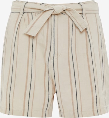 Regular Pantalon à pince 'Laurence' Threadbare en beige : devant
