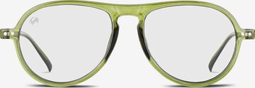 Lunettes 'Thiele BlueLight' TWIG Concept Milano en vert : devant