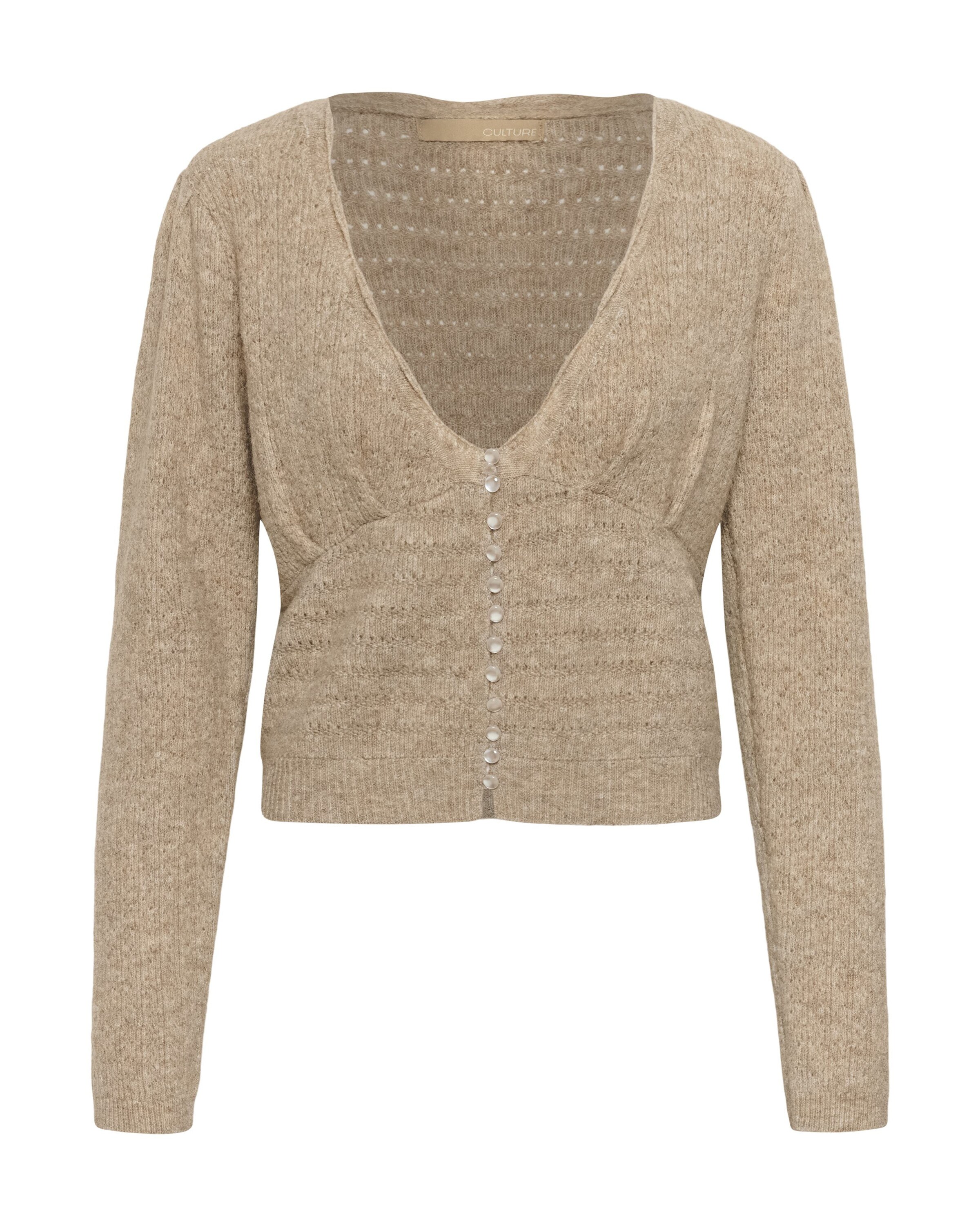Cardigan 'Julietta' CULTURE en beige : devant