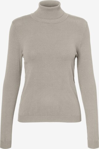 VERO MODA Sweater 'HAPPINESS' in Grey: front