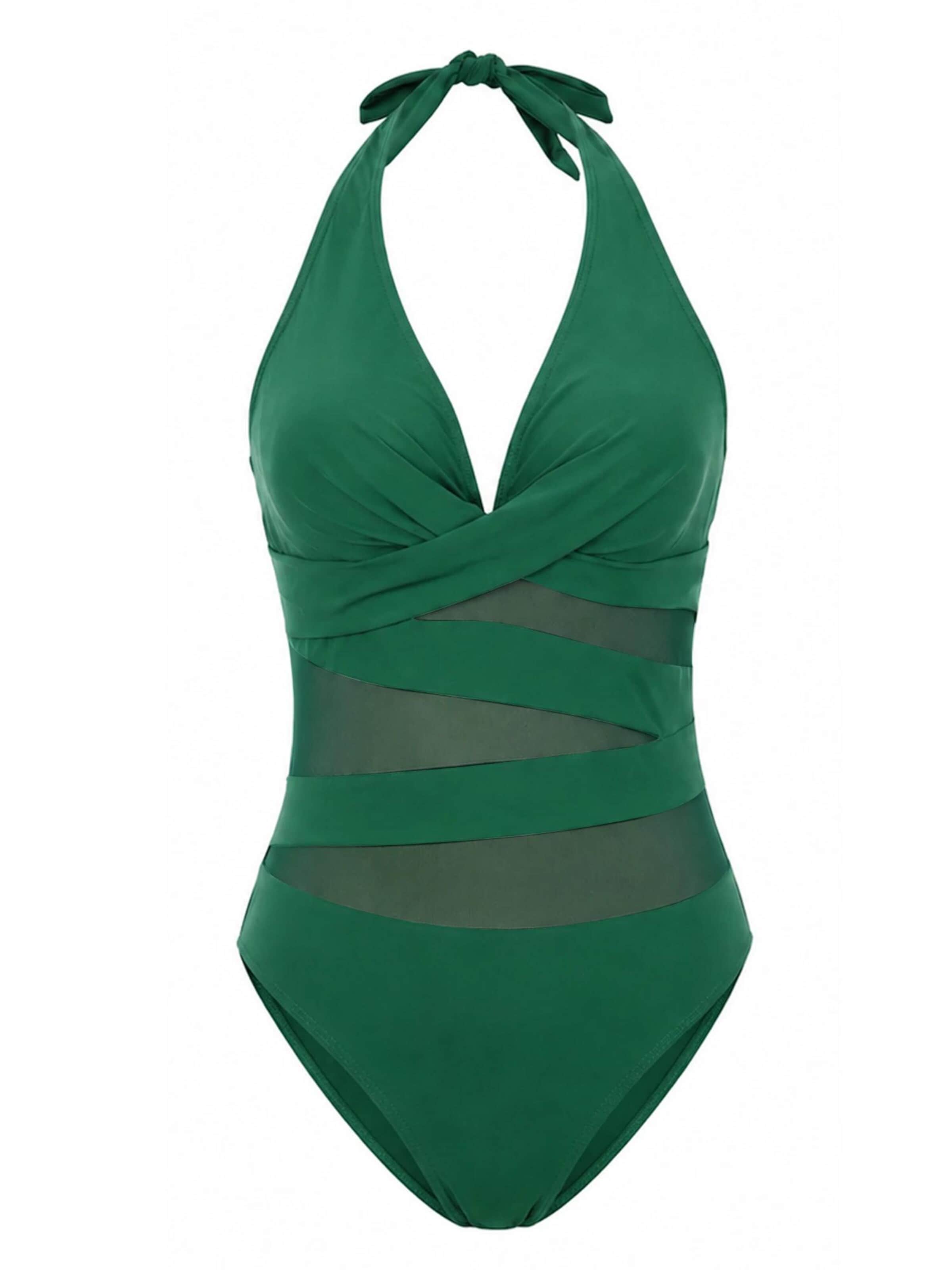 Classique Maillot de bain MEETWEE en vert