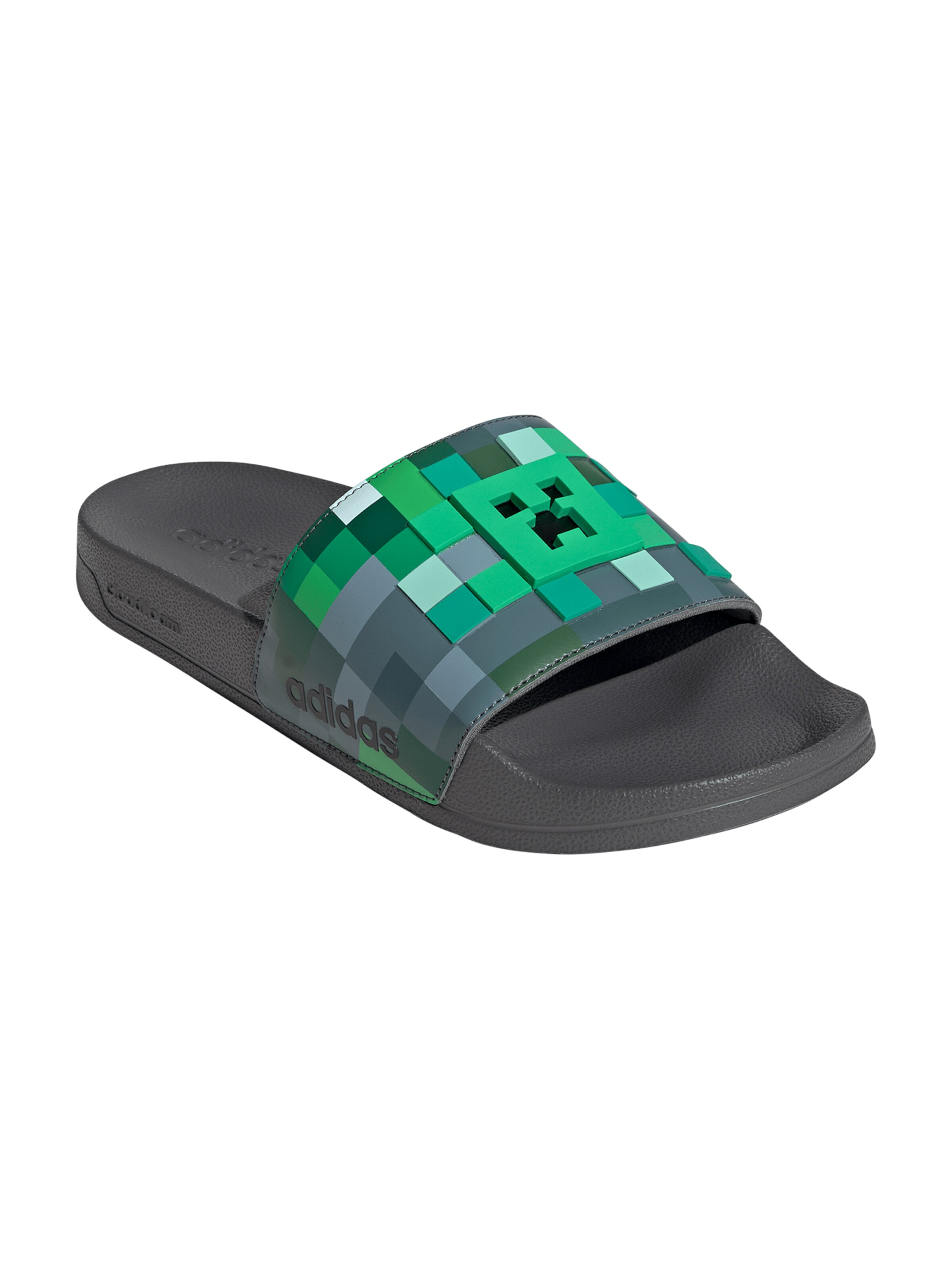 ADIDAS SPORTSWEAR Beach & swim shoe 'ADILETTE SHOWER - MINECRAFT' in Grey