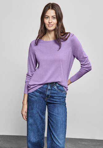 STREET ONE Sweater in Purple: front