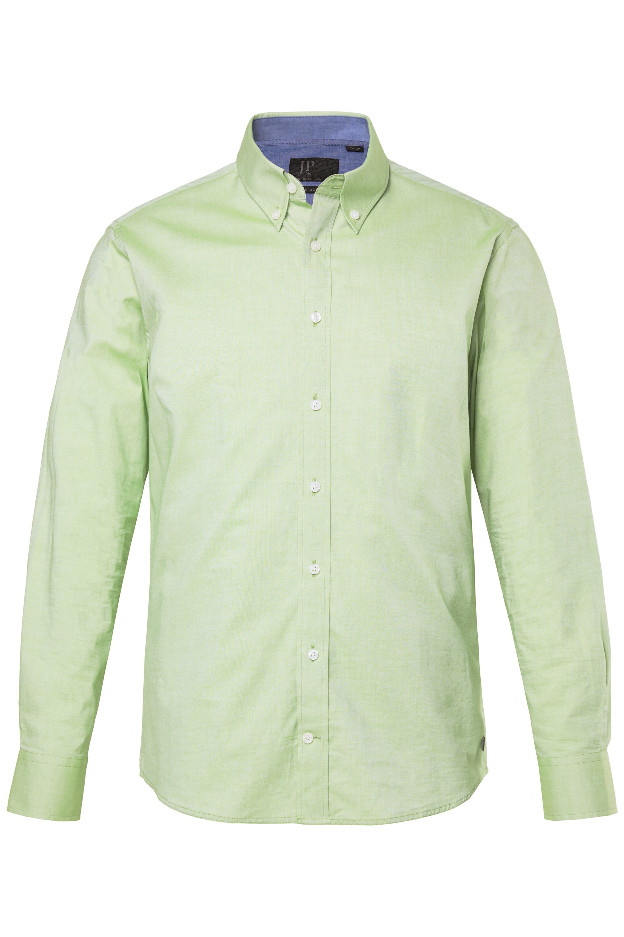 JP1880 Regular fit Overhemd in Groen: voorkant