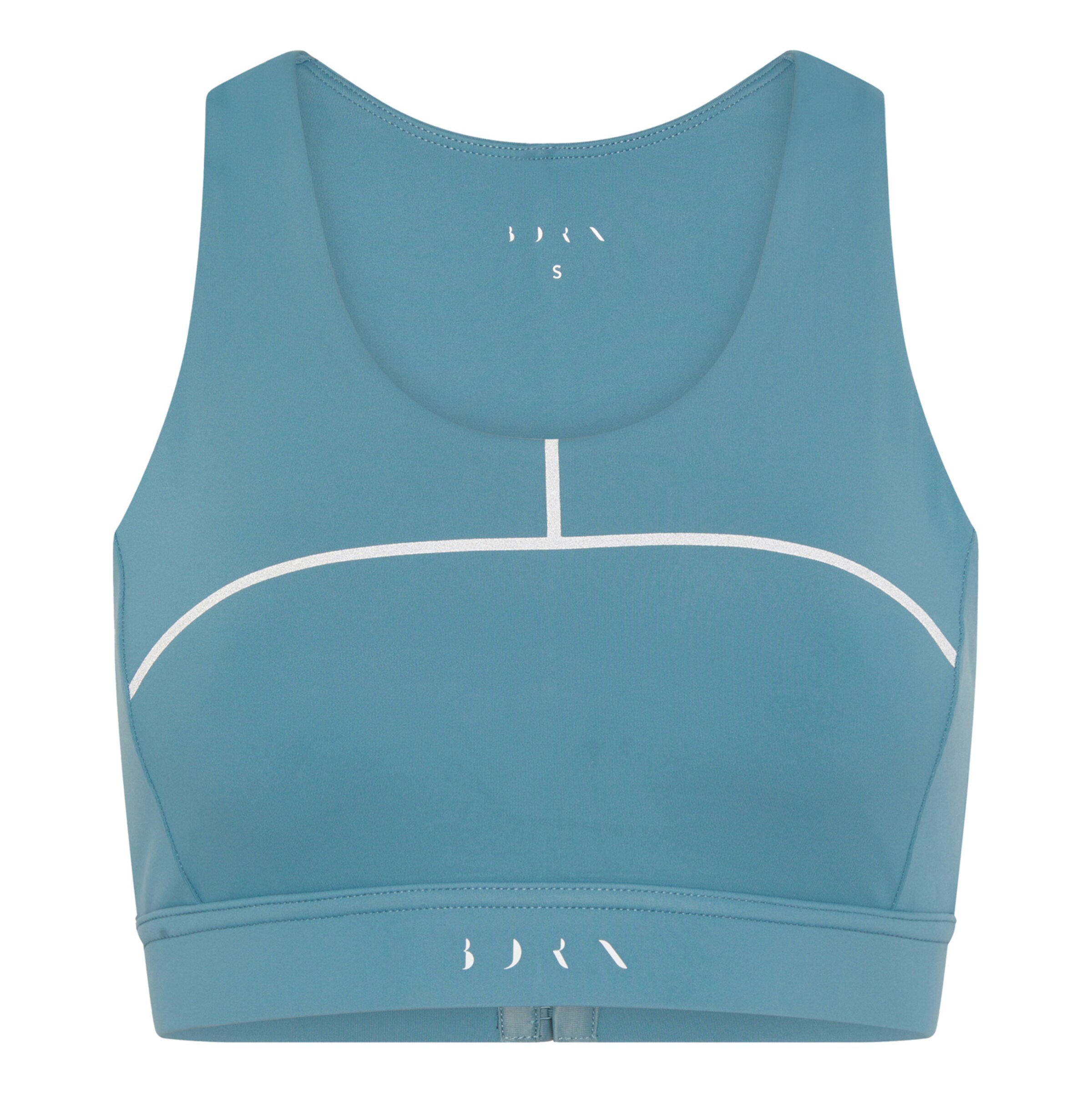 Born Living Yoga Skinny Sportbroek 'Carole' in Blauw: voorkant