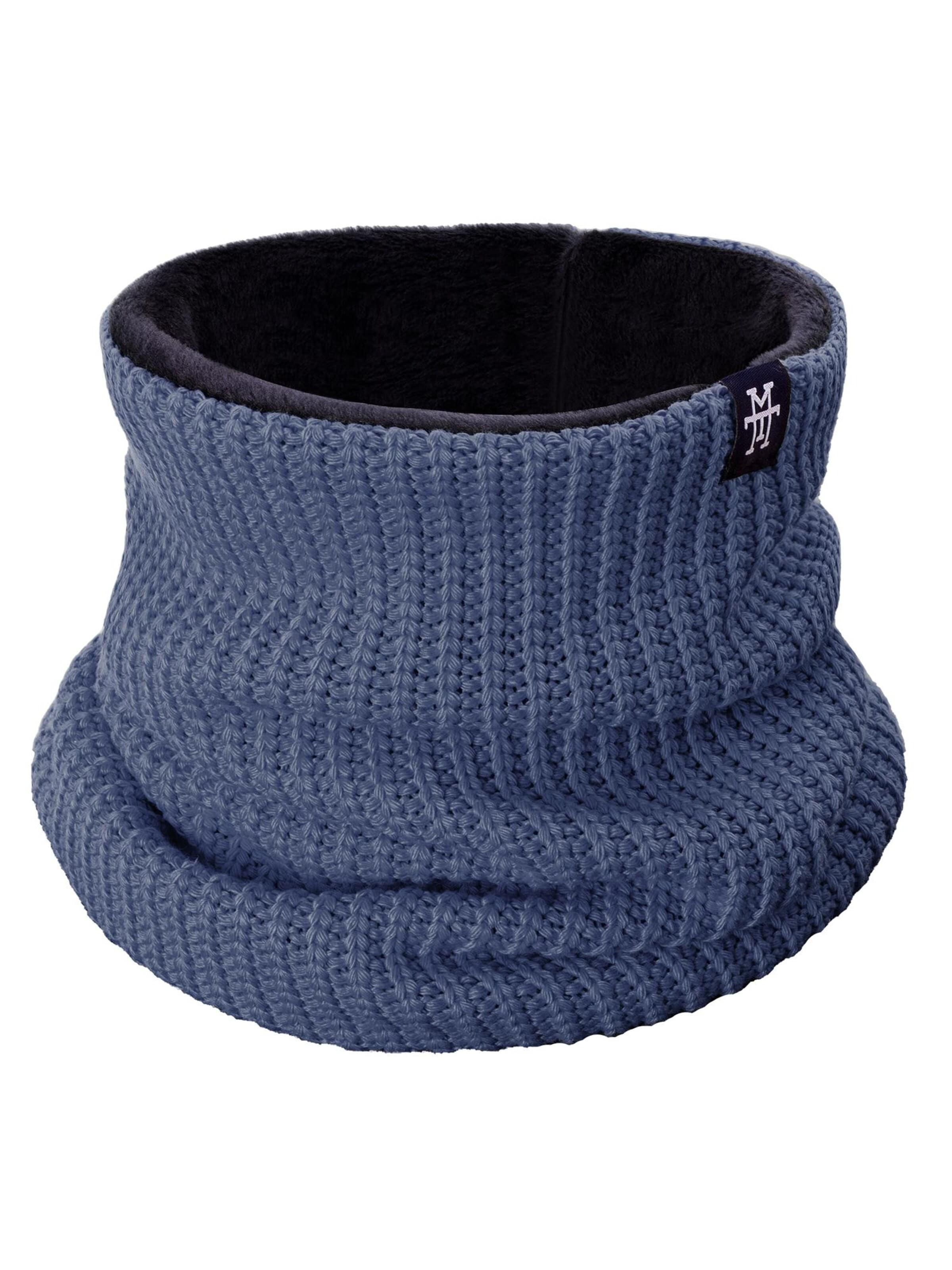 Manufaktur13 Tube Scarf 'Neckwarmer' in Blue: front