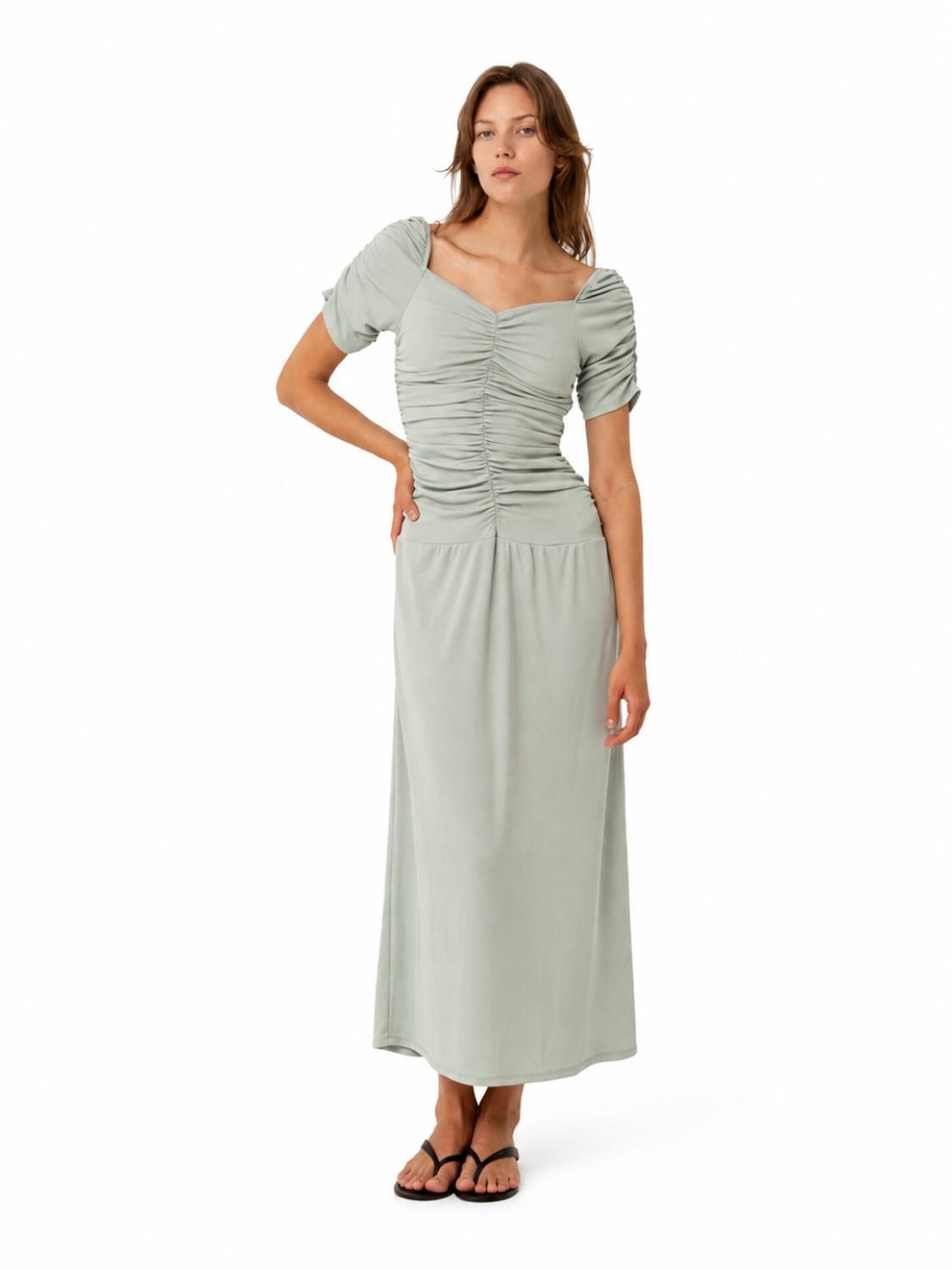 Carmen Says - Vestido en azul: frente