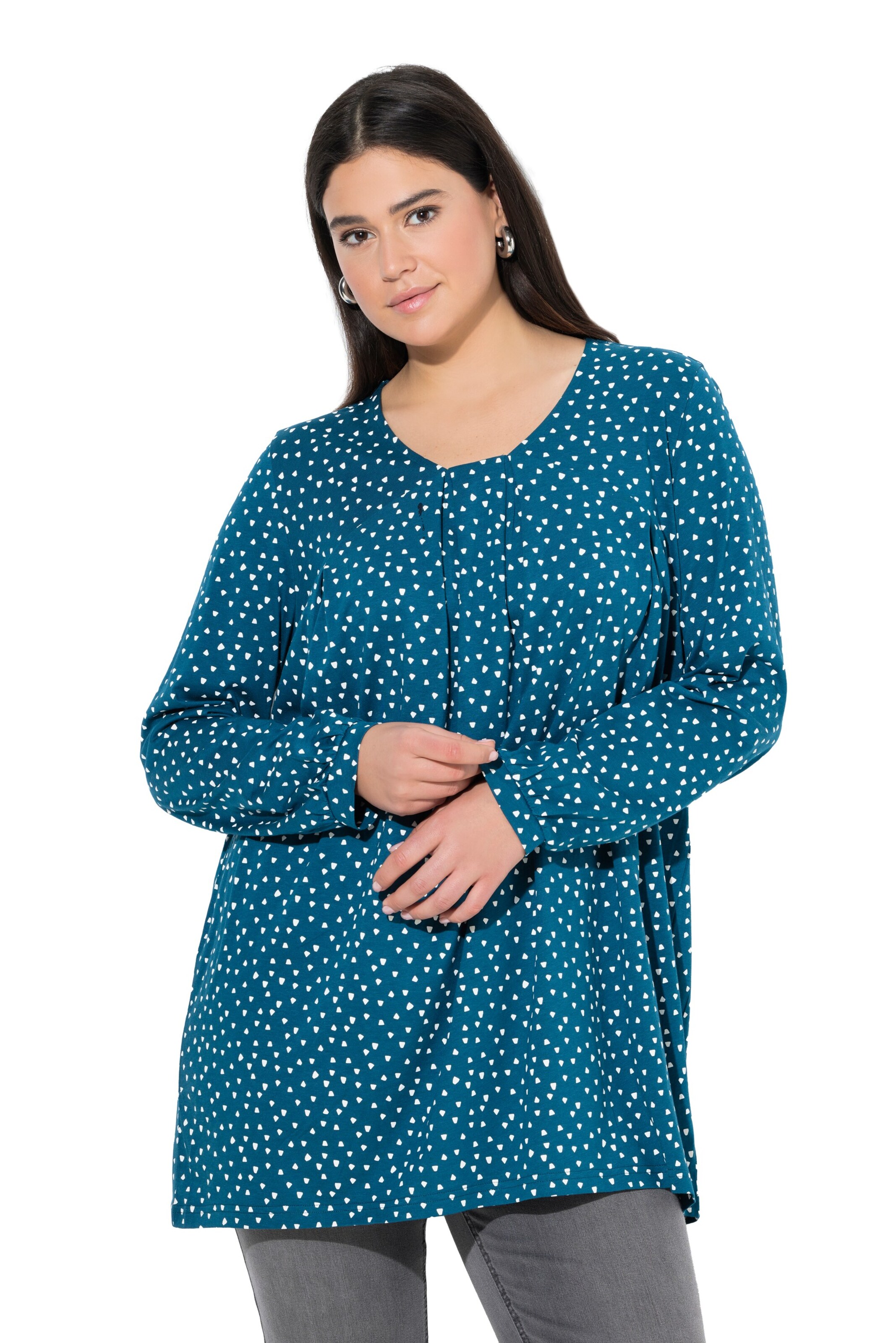 Ulla Popken Shirt in Blue: front