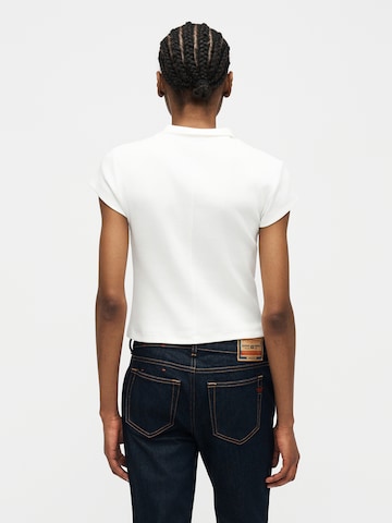 Regular Pantalon folklorique Calvin Klein Jeans en blanc