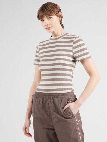 Noisy may Shirt 'NMELINOR' in Beige: front