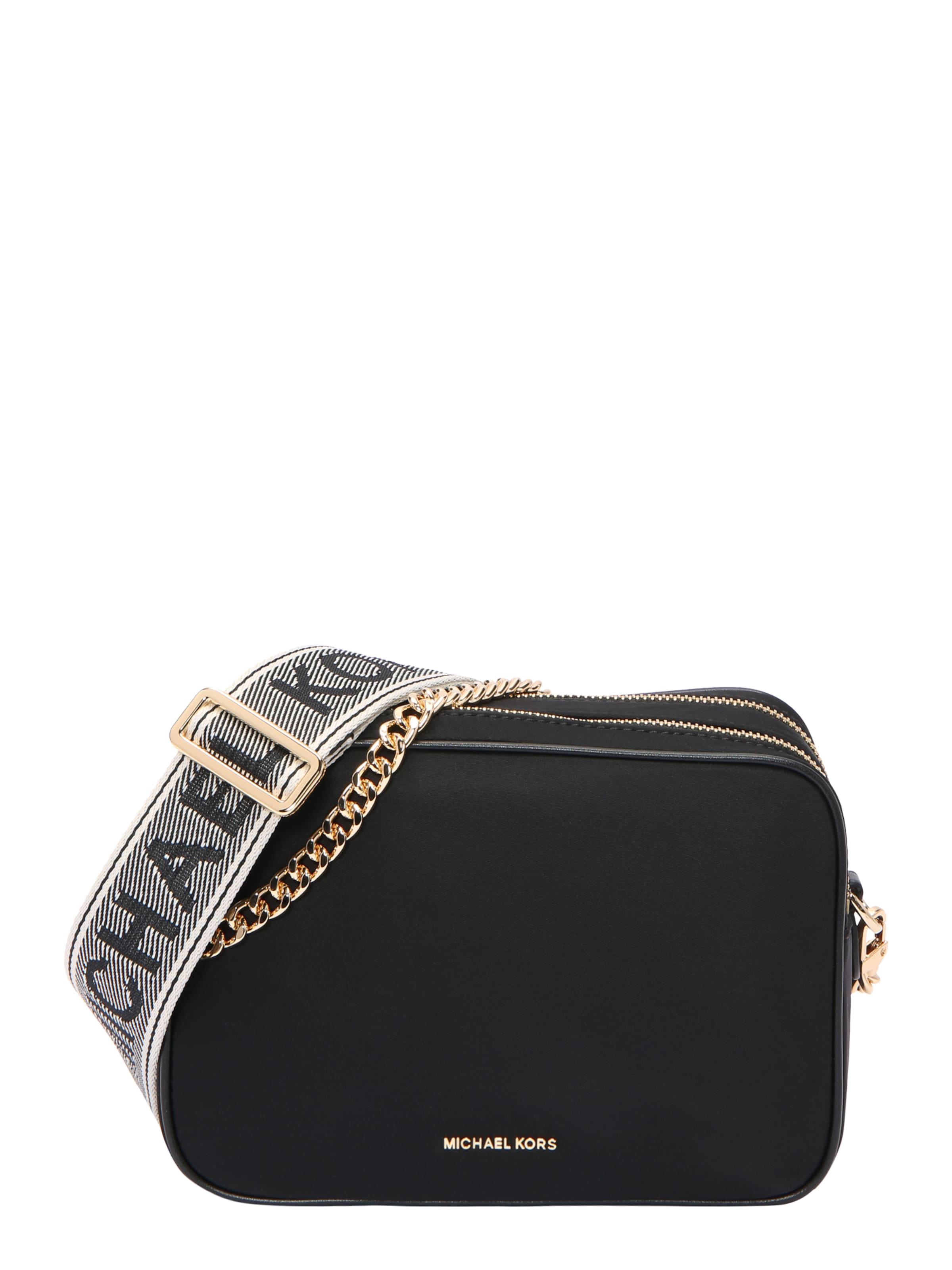 MICHAEL Michael Kors Чанта с презрамки в черно: отпред