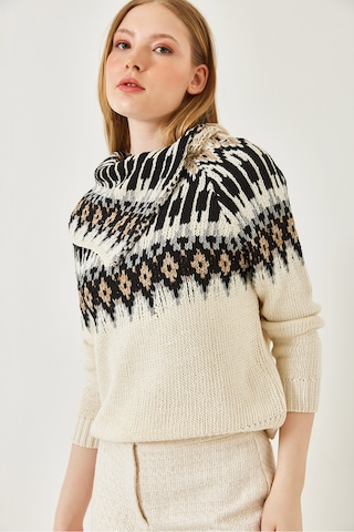 Pullover di Bianco Lucci in beige