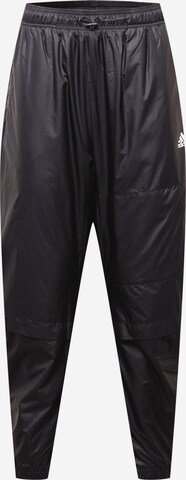 ADIDAS SPORTSWEARTapered Sportske hlače - crna boja: prednji dio