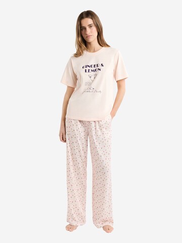 ETAM Pajama Shirt 'Ginger' in Pink