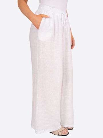 Wide Leg Pantalon 'Perla' Seasons of April en blanc