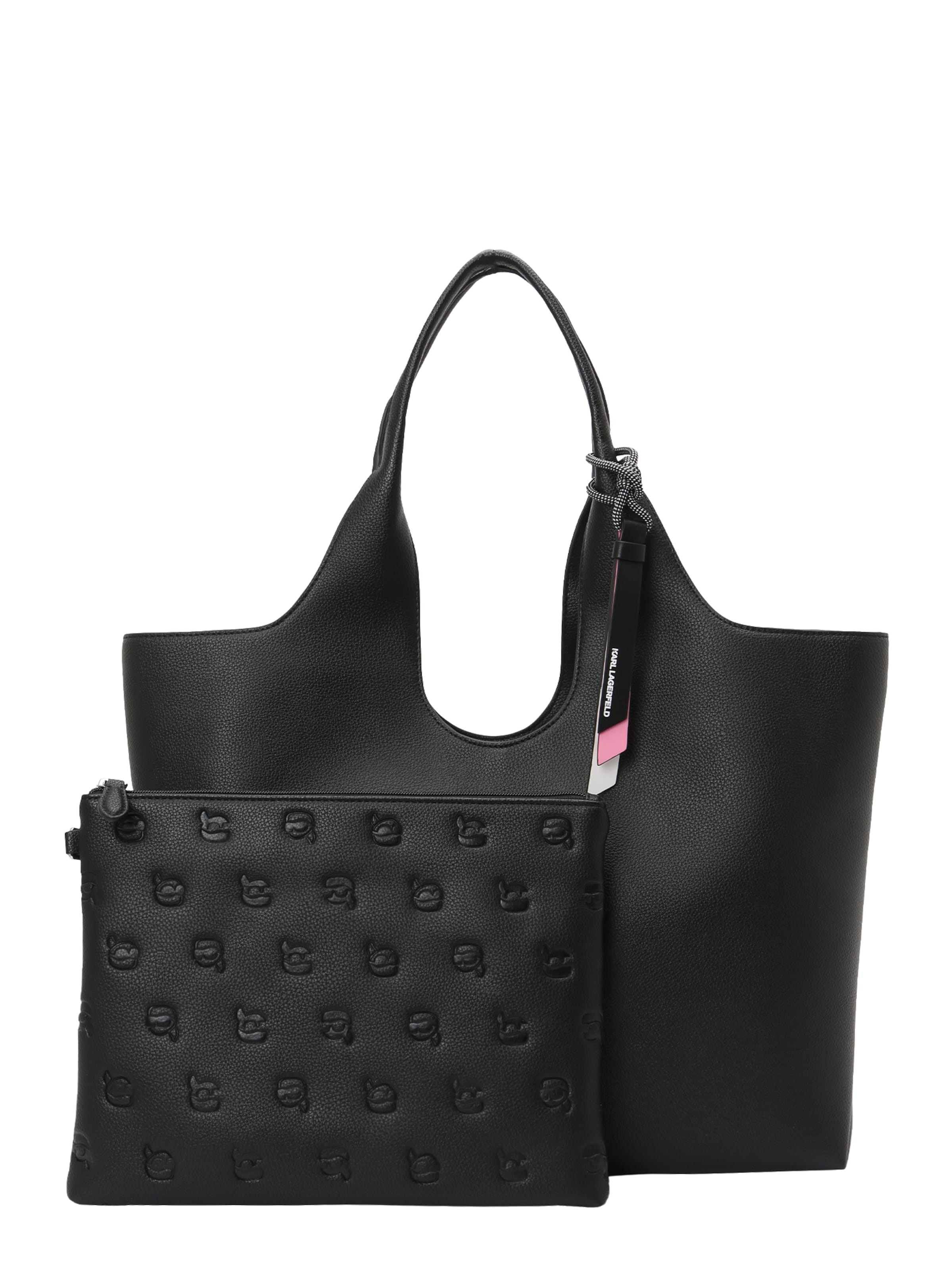 Karl Lagerfeld Nakupovalna torba | črna barva