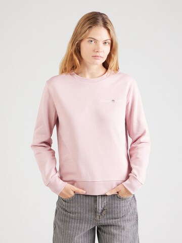 GANT Sweatshirt in Pink: front
