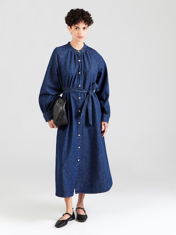TOMMY HILFIGER - Vestido camisero en azul
