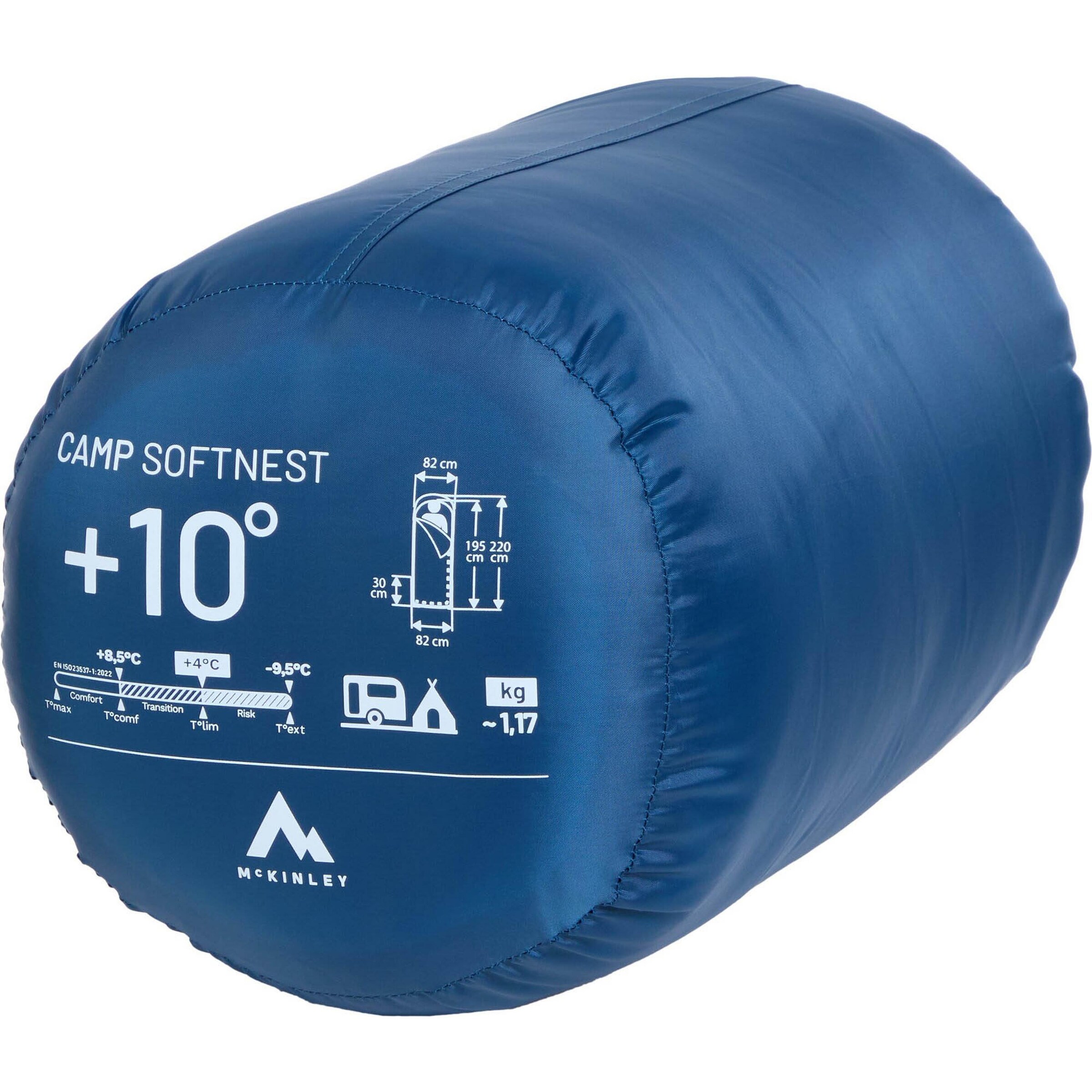 MCKINLEY Sleeping Bag 'SoftNest' in Blue
