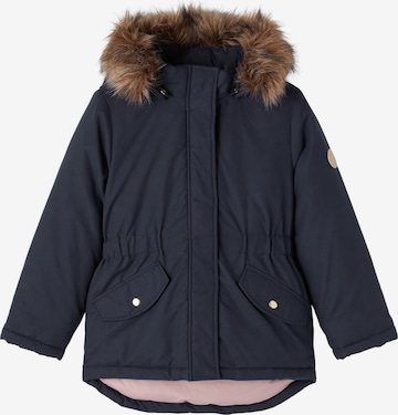 NAME IT Winter Jacket 'Mace' in Blue: front