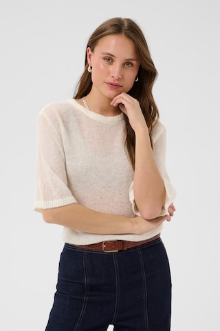 SAINT TROPEZ Pullover 'SabbaraSZ' in Beige: Vorderseite