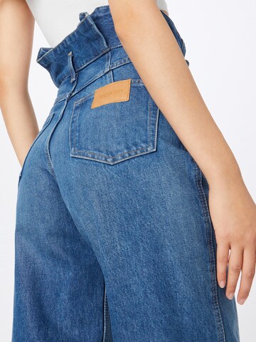 Wide leg Jeans 'Destin' de la WEEKDAY pe albastru