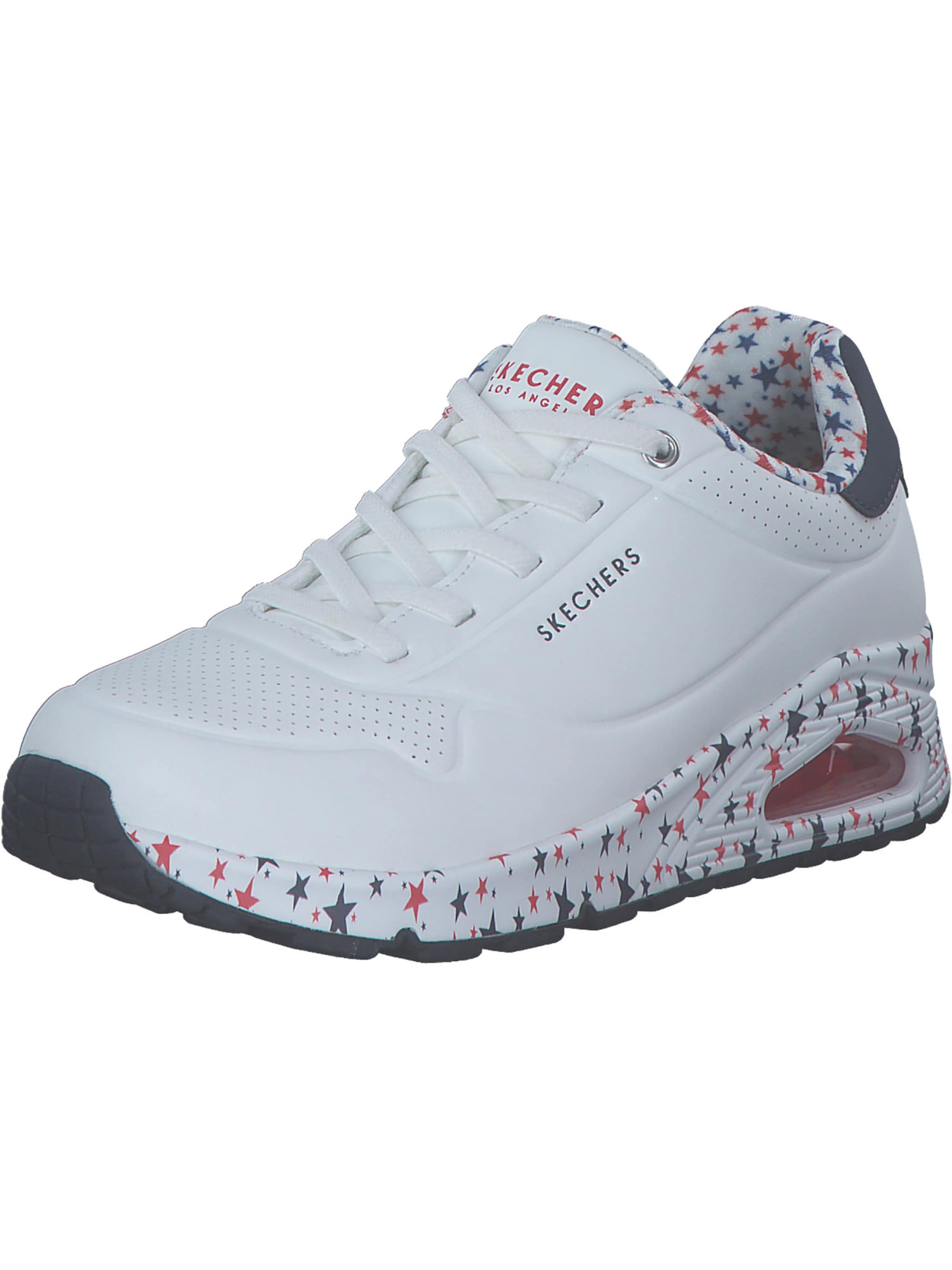 Baskets basses SKECHERS en blanc : devant