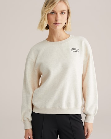 WE Fashion Bluzka sportowa w kolorze beżowy: przód