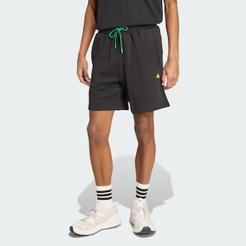 ADIDAS SPORTSWEAR Regular Sportbroek 'X Fortnite' in Zwart: voorkant
