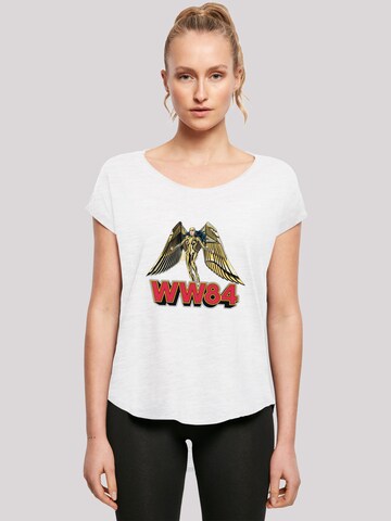 F4NT4STIC Shirt 'DC Comics Wonder Woman 84 Golden Armour' in White: front