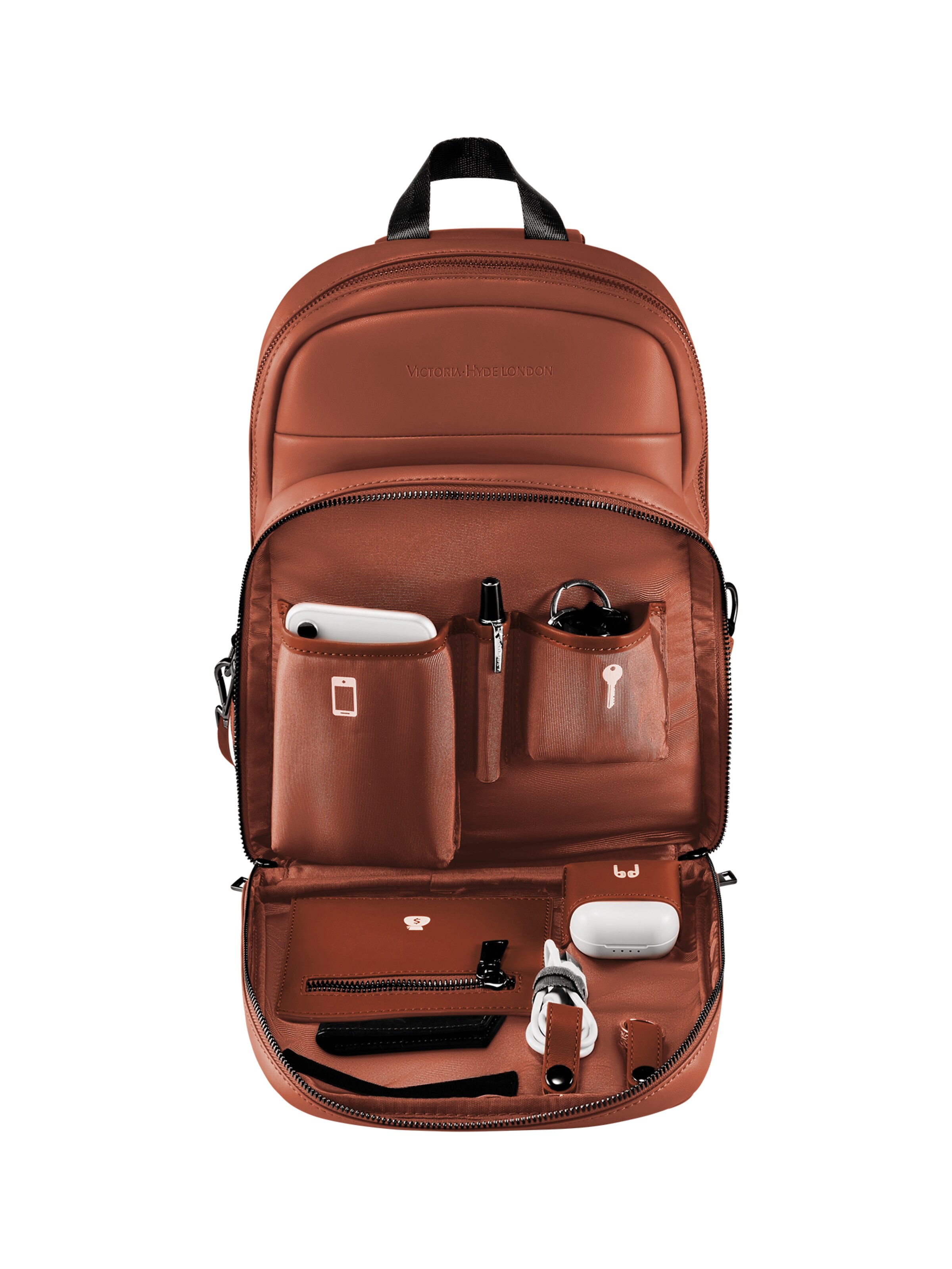 Borsa a tracolla 'Bowen' di Victoria Hyde in marrone