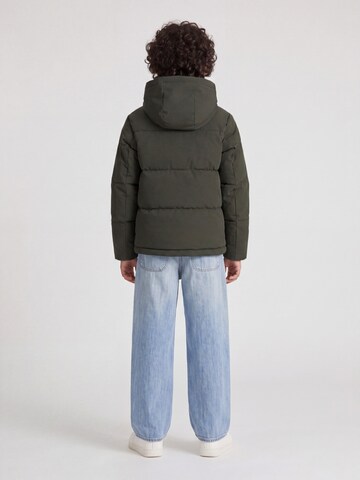 Jack & Jones Junior Winter Jacket 'JJGALAXY' in Green