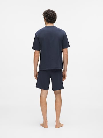 mėlyna Karl Lagerfeld Trumpa pižama 'IKON'