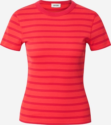 Tricou 'KOALE' de la DRYKORN pe roșu: față