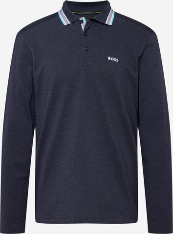 BOSS Sweatshirt 'Plisy' in Blau: predná strana