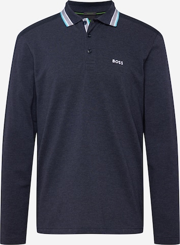 BOSS Green Sweatshirt 'Plisy' in Blau: predná strana