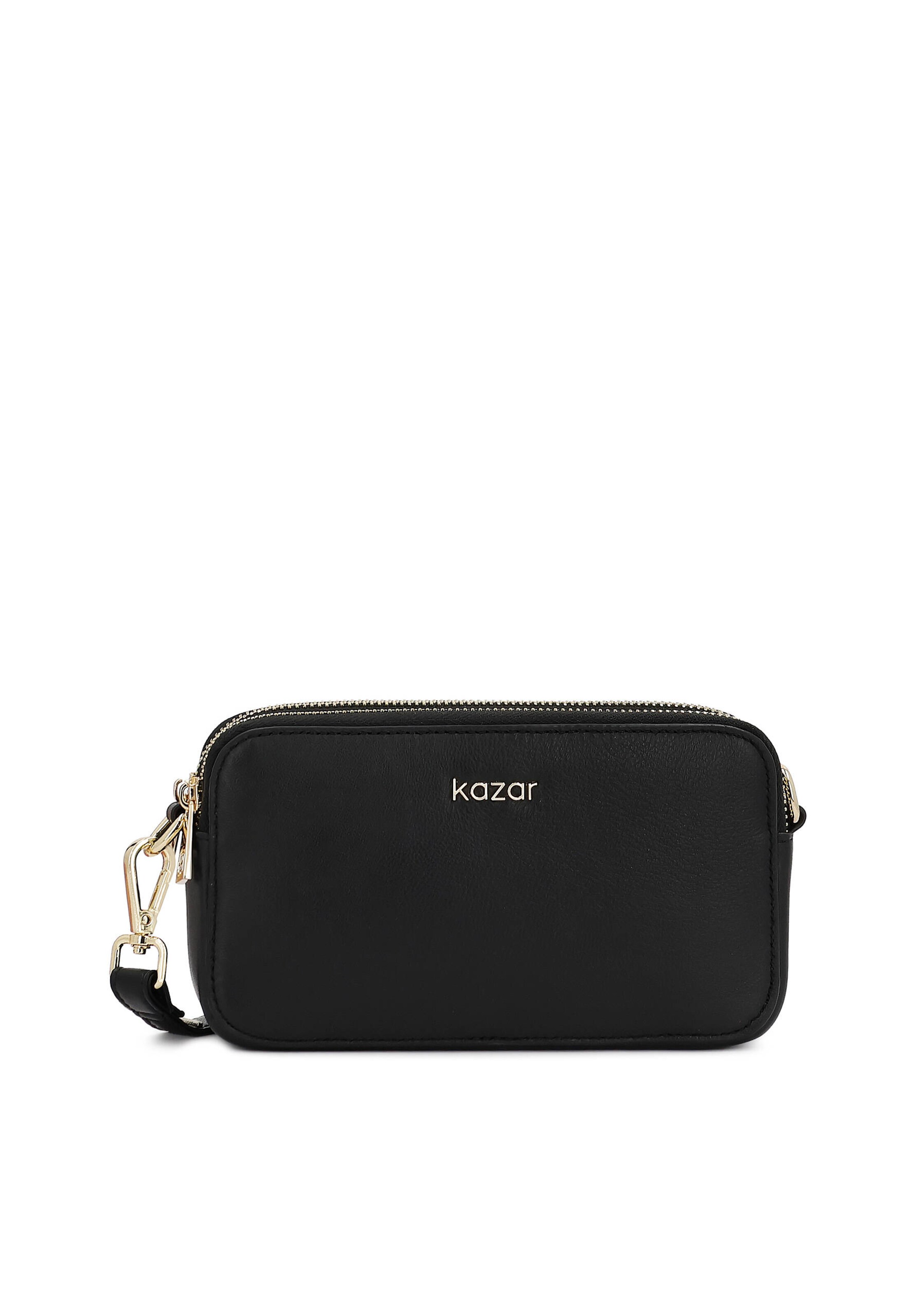 Kazar Crossbody Bag in Black: front