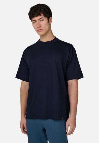 T-Shirt 'B Tech' Boggi Milano en bleu : devant