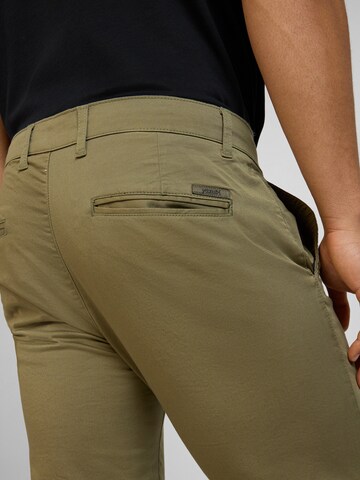 yazubi Slimfit Hose 'Dustin' in Grün
