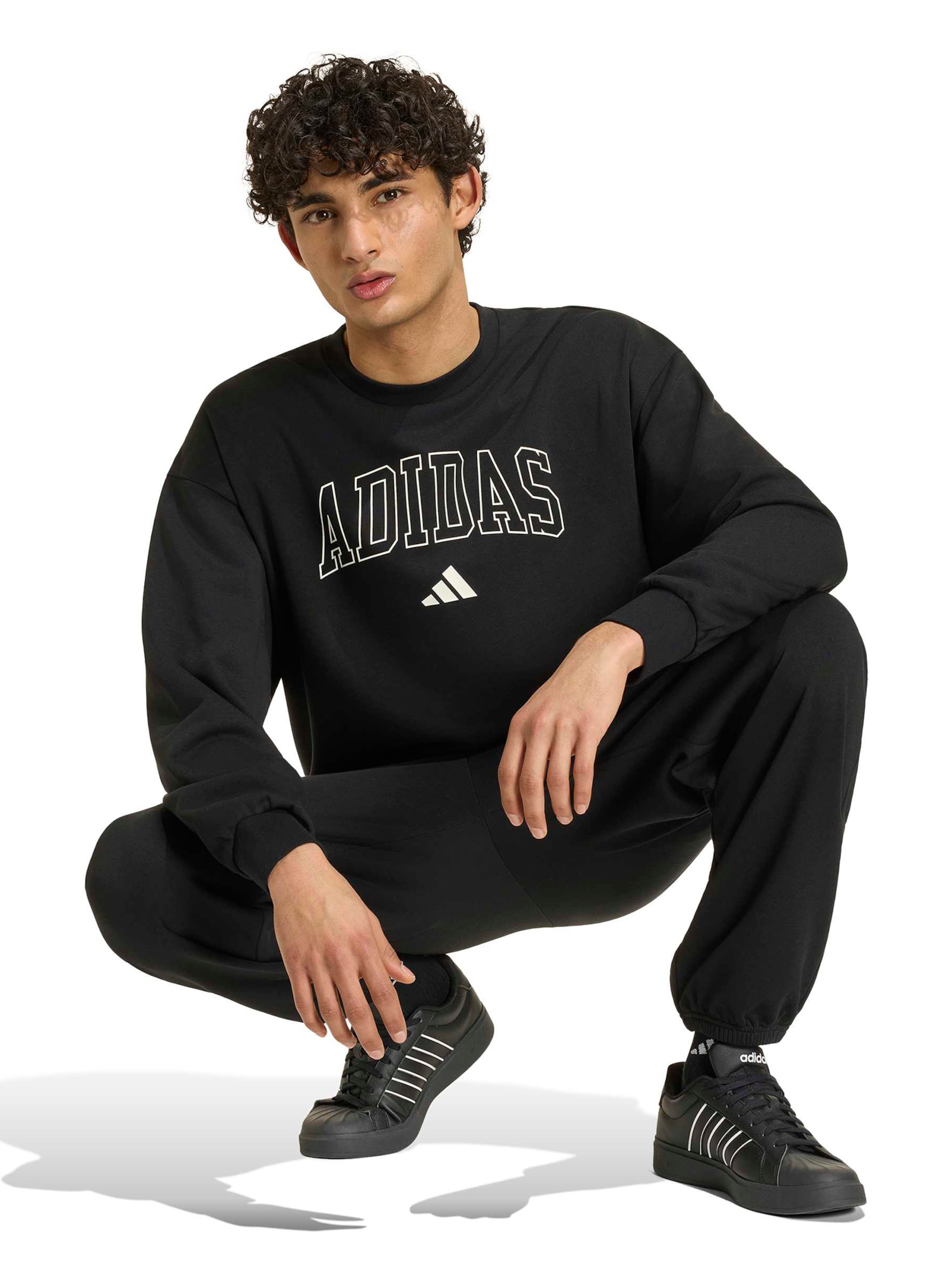 Hanorac sport 'Coll' de la ADIDAS SPORTSWEAR pe negru