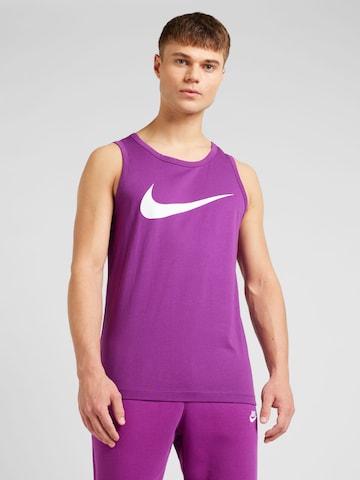 Nike Sportswear Shirt 'ICON SWOOSH' in Lila: voorkant
