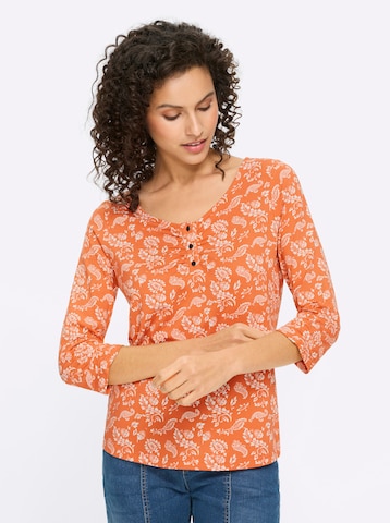 heine Shirt in Oranje: voorkant