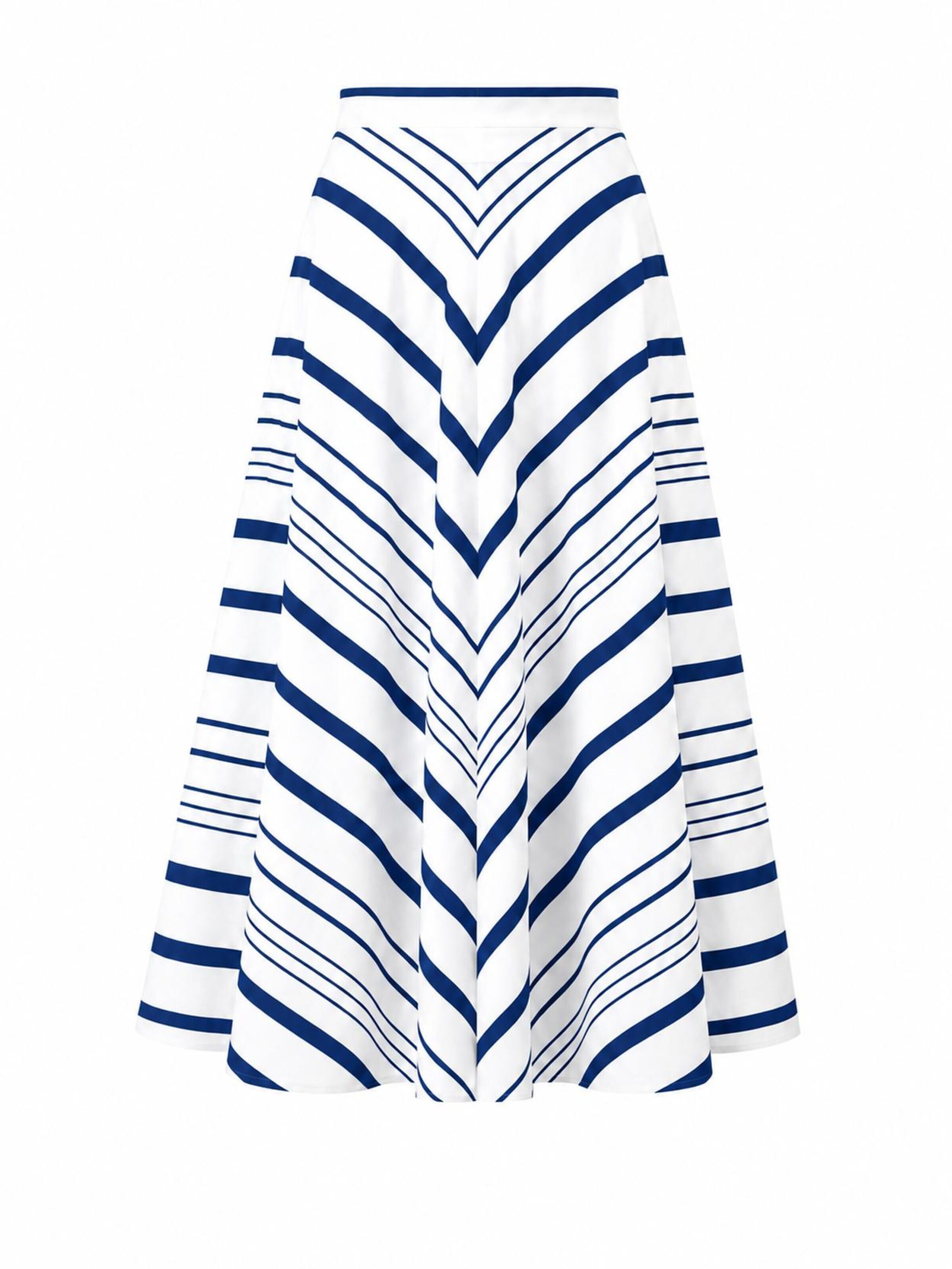 Gonna 'Zebra skirt' di Christine on the clouds in blu: frontale