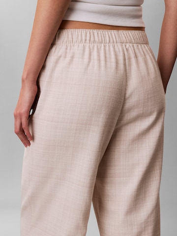 Calvin Klein Pyjamahose in Beige